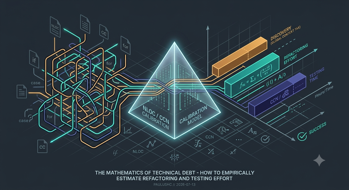 The Mathematics of Technical Debt - How to Empirically Estimate Refactoring and Testing Effort